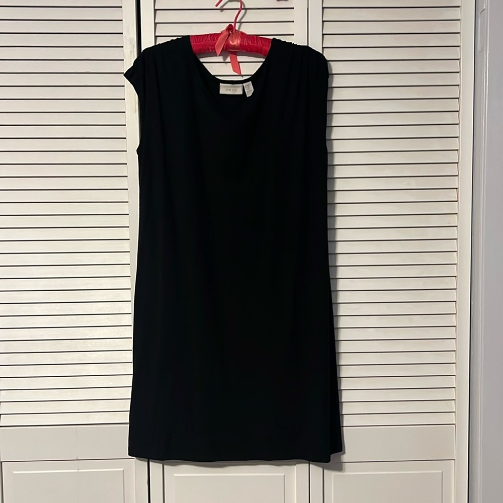 Chico’s Black sleeveless dress size 3=XL